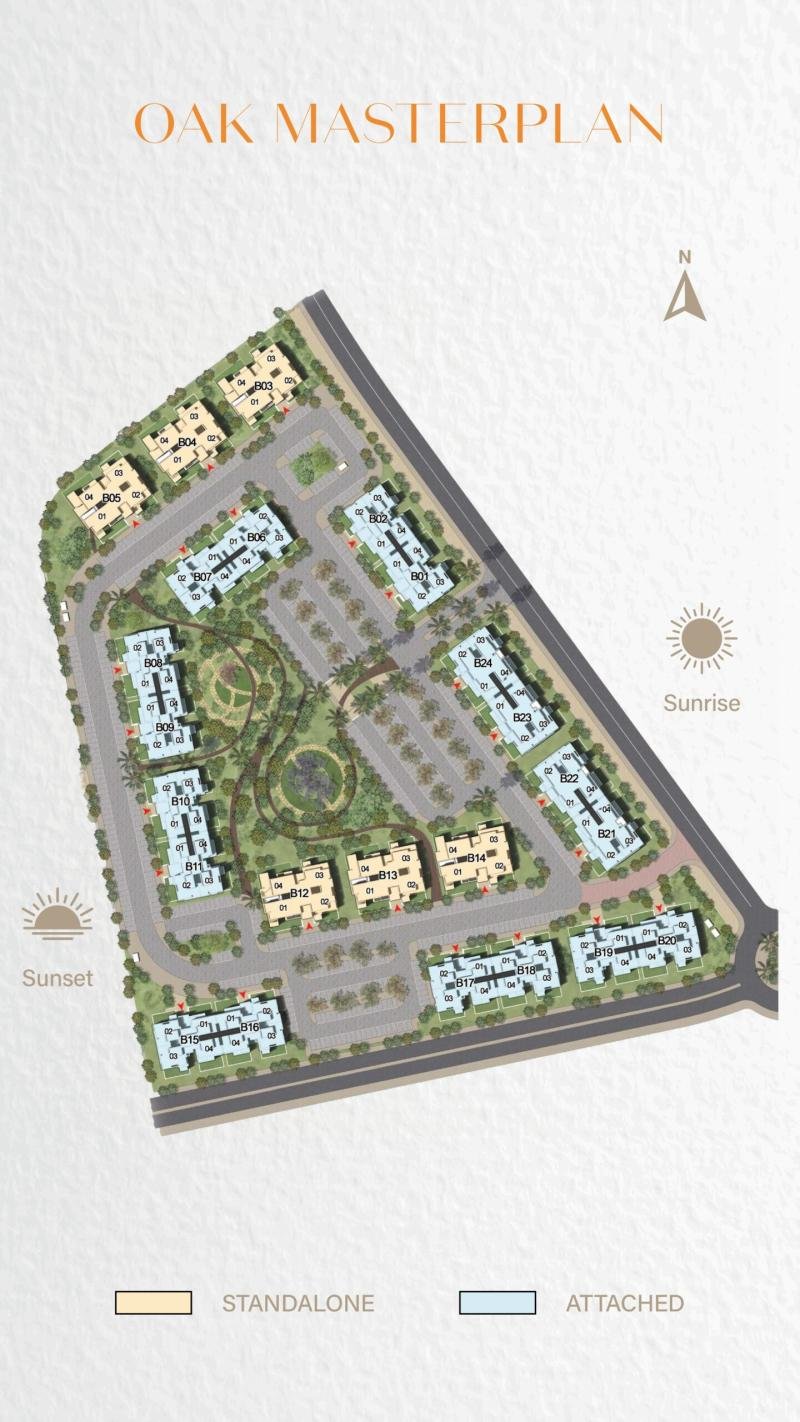 📍 موقع أوك ريزيدنس سوديك إيست